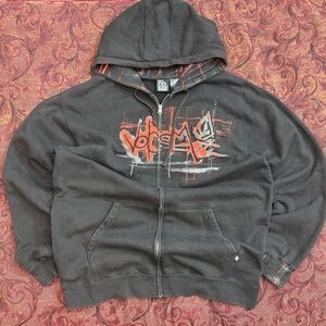 Y2K Volcom Heavy Graphic Hoodie